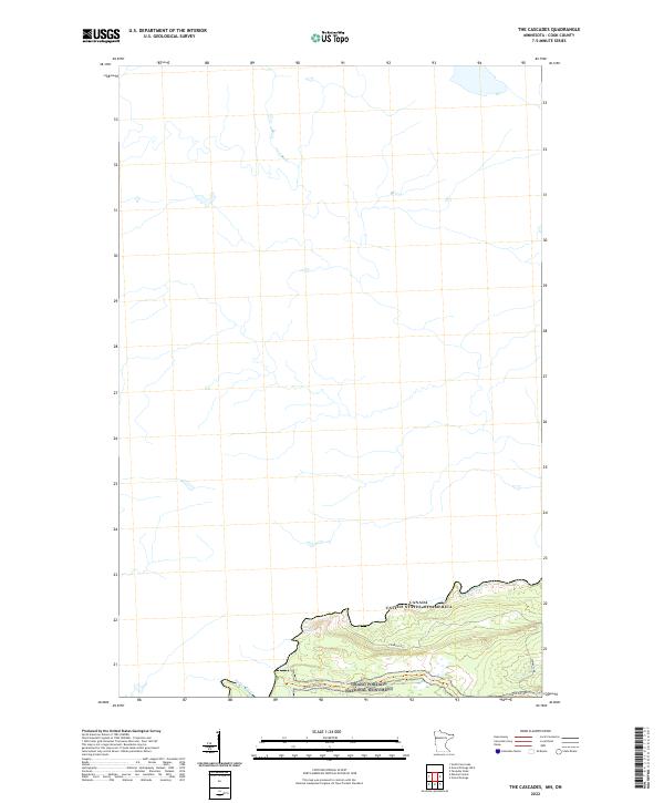 USGS Topographic Map – The Cascades