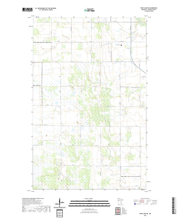 USGS Topographic Map – Thief Lake NE