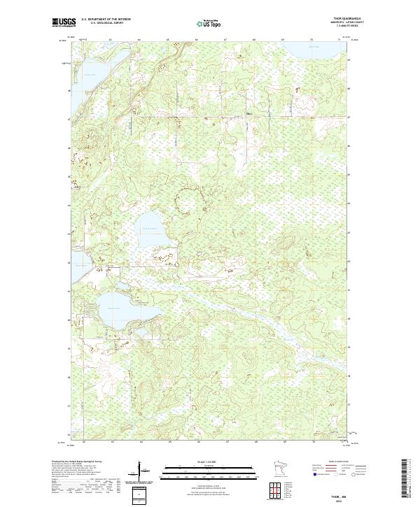 USGS Topographic Map – Thor