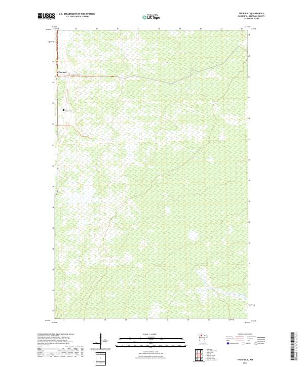 USGS Topographic Map – Thorhult
