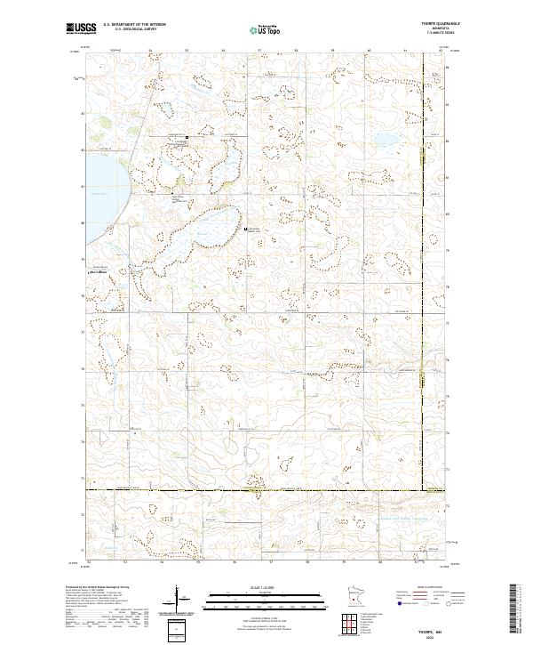 USGS Topographic Map – Thorpe