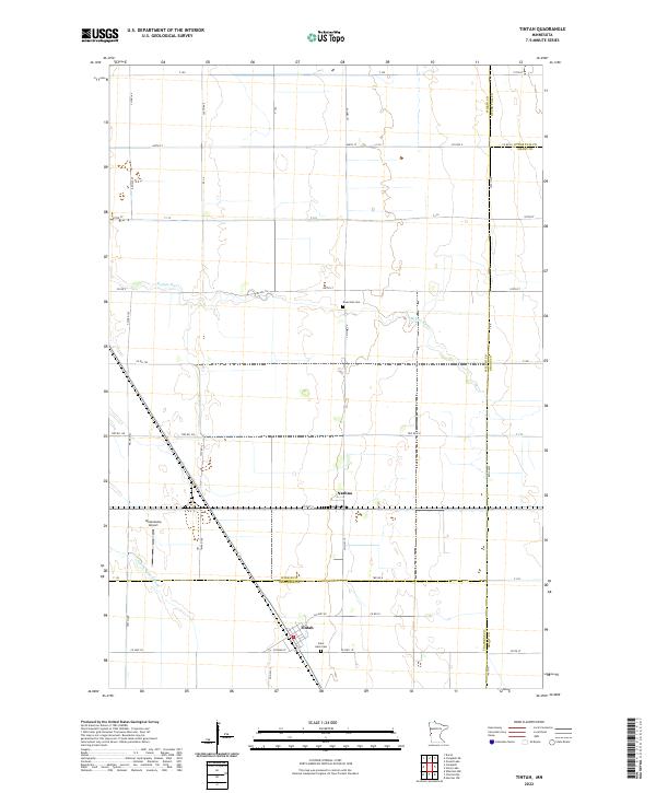 USGS Topographic Map – Tintah