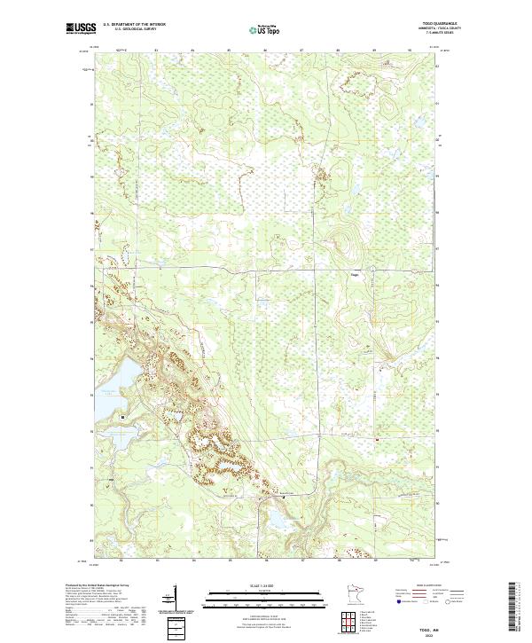 USGS Topographic Map – Togo