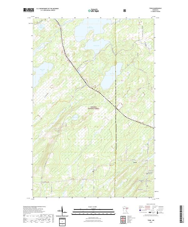 USGS Topographic Map – Toimi