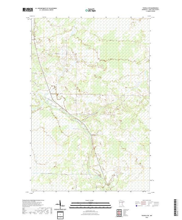 USGS Topographic Map – Toivola SW