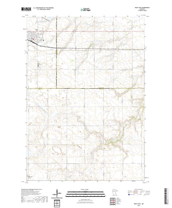 USGS Topographic Map – Tracy East