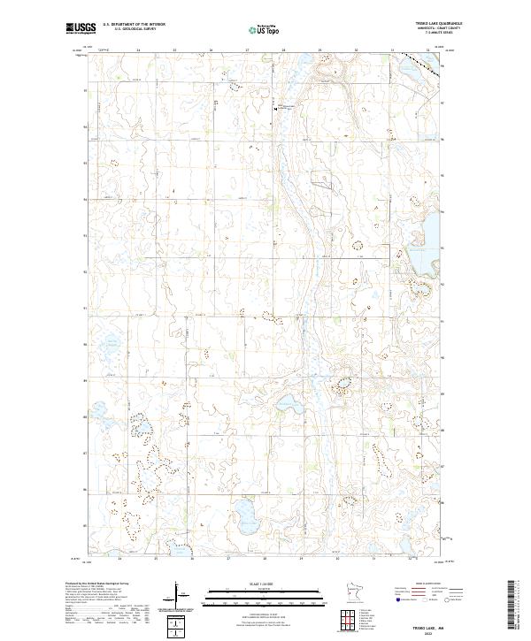 USGS Topographic Map – Trisko Lake