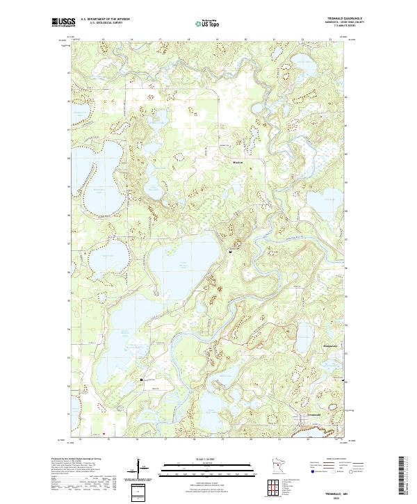 USGS Topographic Map – Trommald