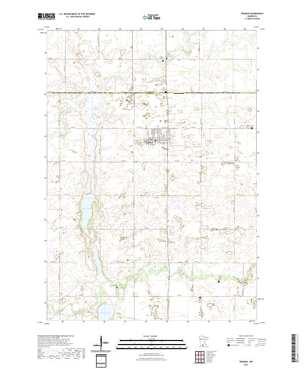 USGS Topographic Map – Truman