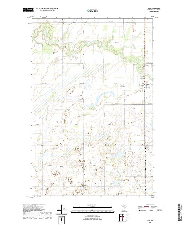 USGS Topographic Map – Ulen