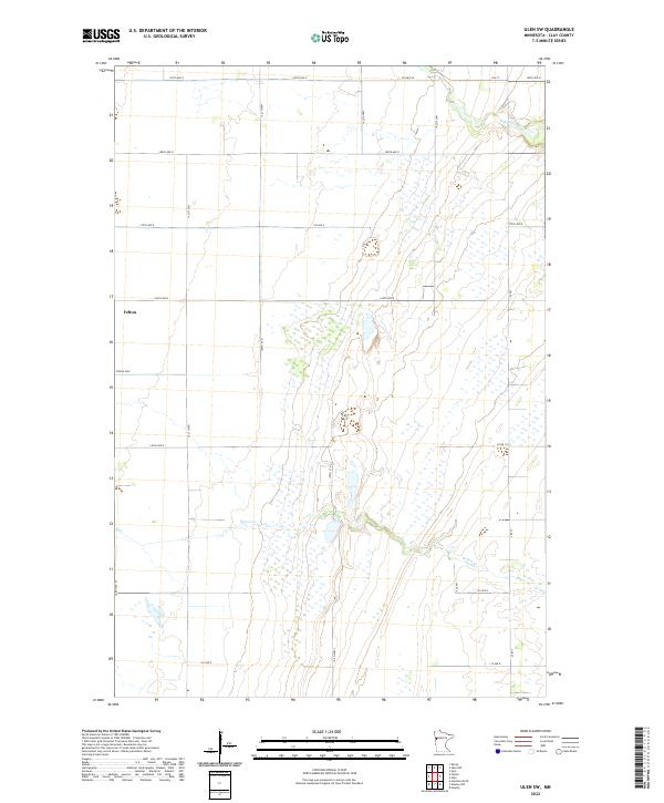 USGS Topographic Map – Ulen SW