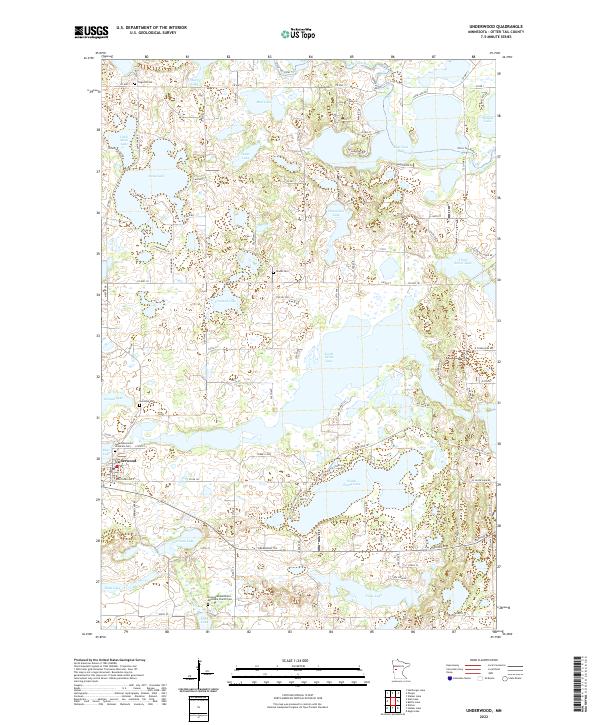 USGS Topographic Map – Underwood
