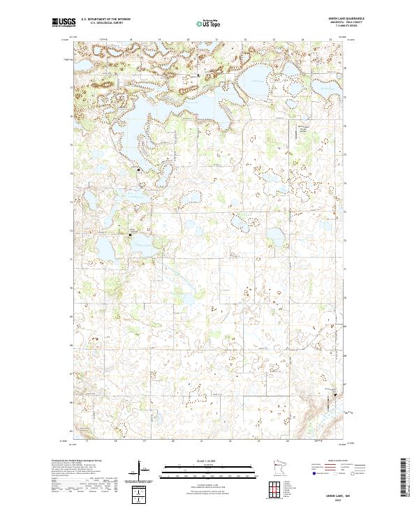 USGS Topographic Map – Union Lake