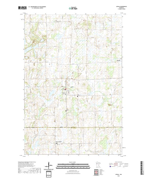 USGS Topographic Map – Upsala