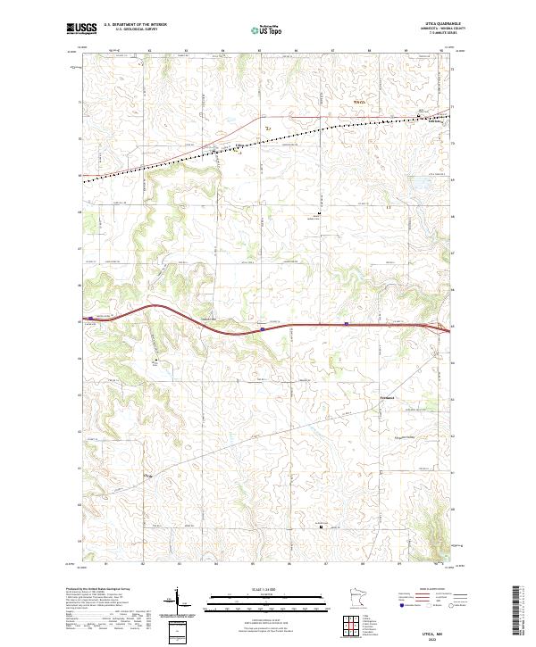 USGS Topographic Map – Utica