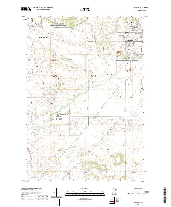 USGS Topographic Map – Vermillion