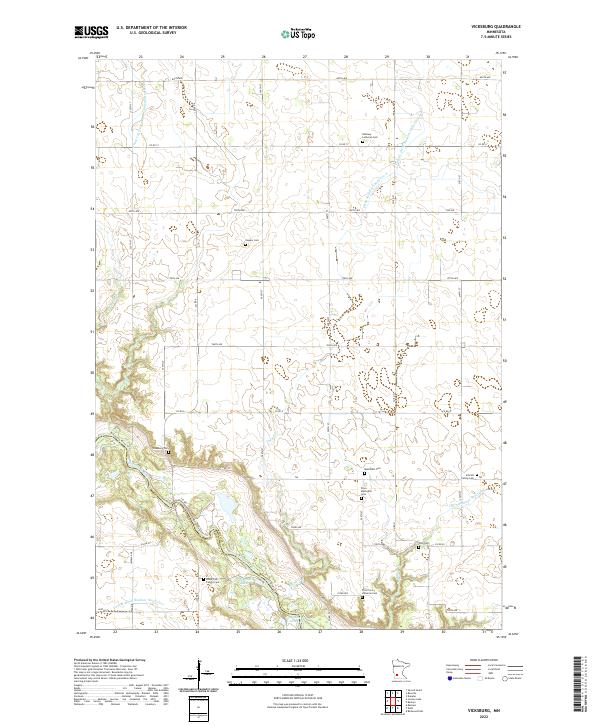 USGS Topographic Map – Vicksburg