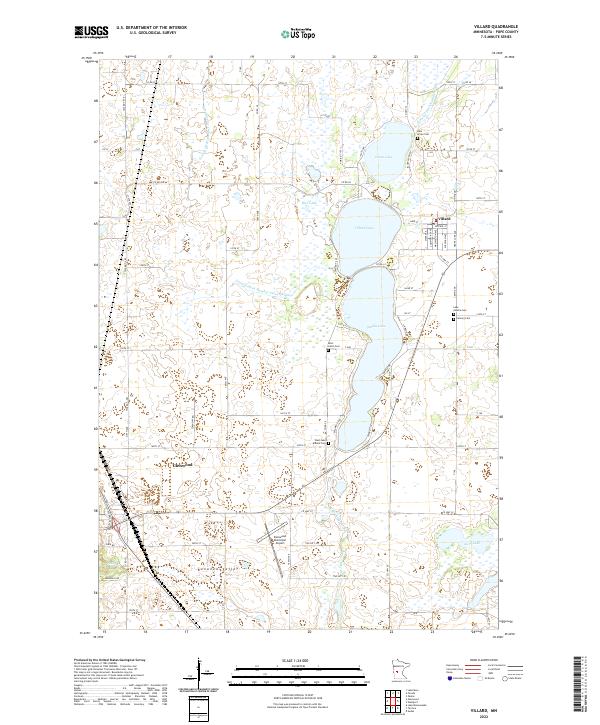 USGS Topographic Map – Villard