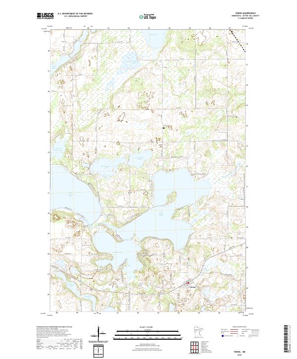 USGS Topographic Map – Vining
