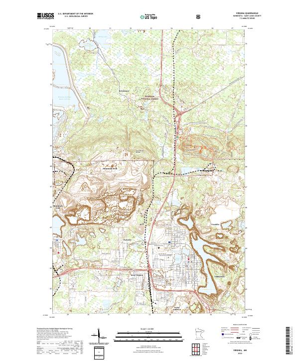 USGS Topographic Map – Virginia