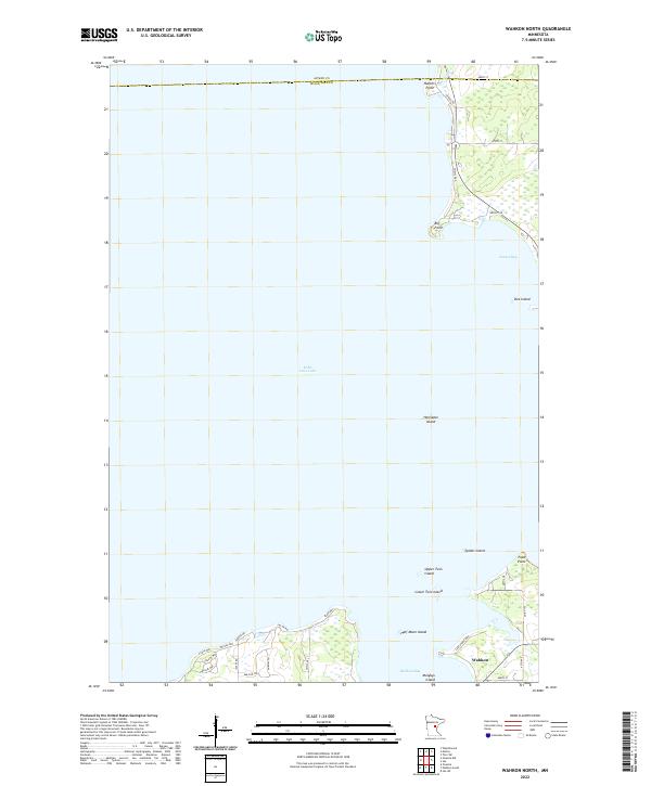 USGS Topographic Map – Wahkon North