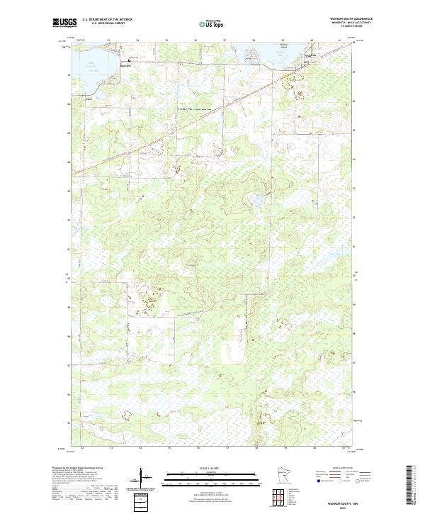 USGS Topographic Map – Wahkon South