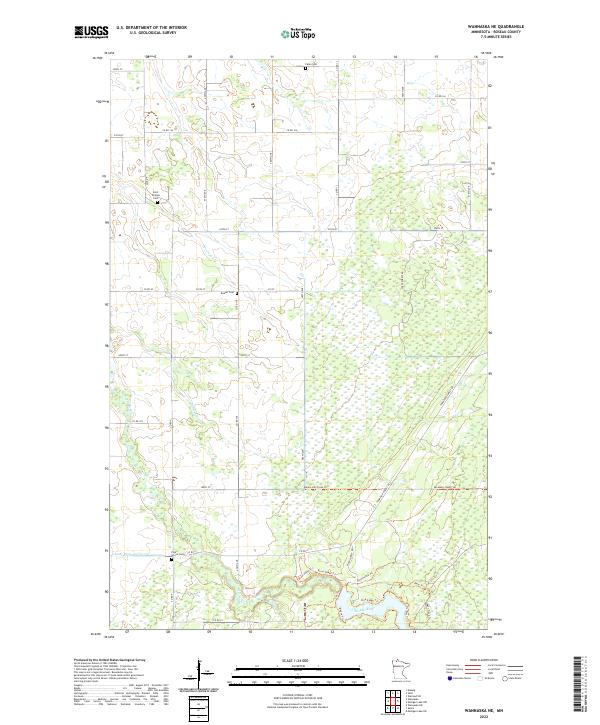 USGS Topographic Map – Wannaska NE