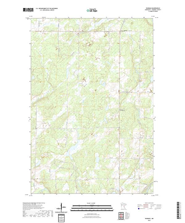 USGS Topographic Map – Warman