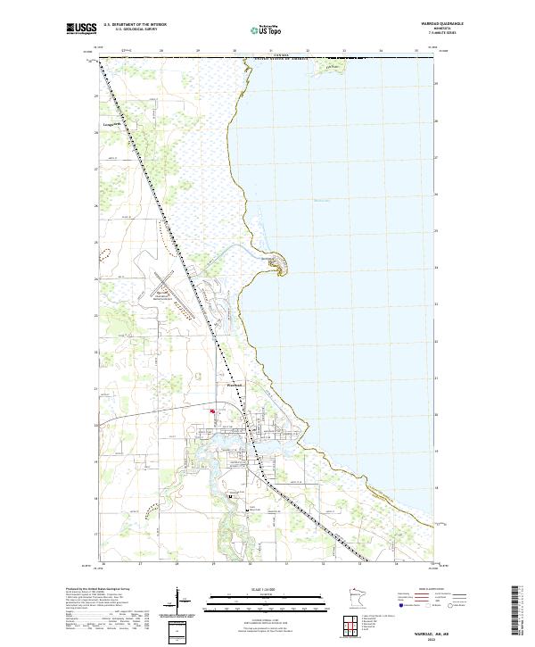USGS Topographic Map – Warroad