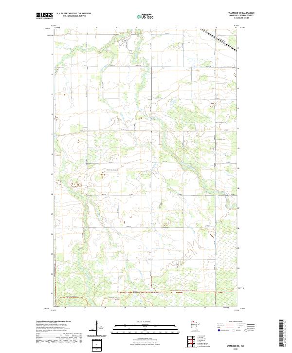 USGS Topographic Map – Warroad SE