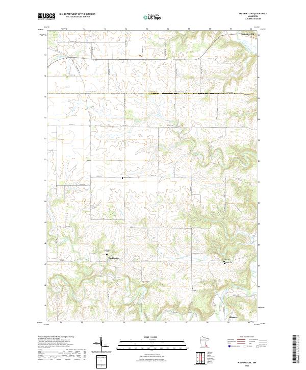 USGS Topographic Map – Washington