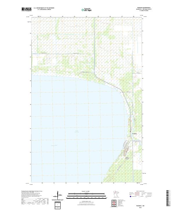 USGS Topographic Map – Waskish
