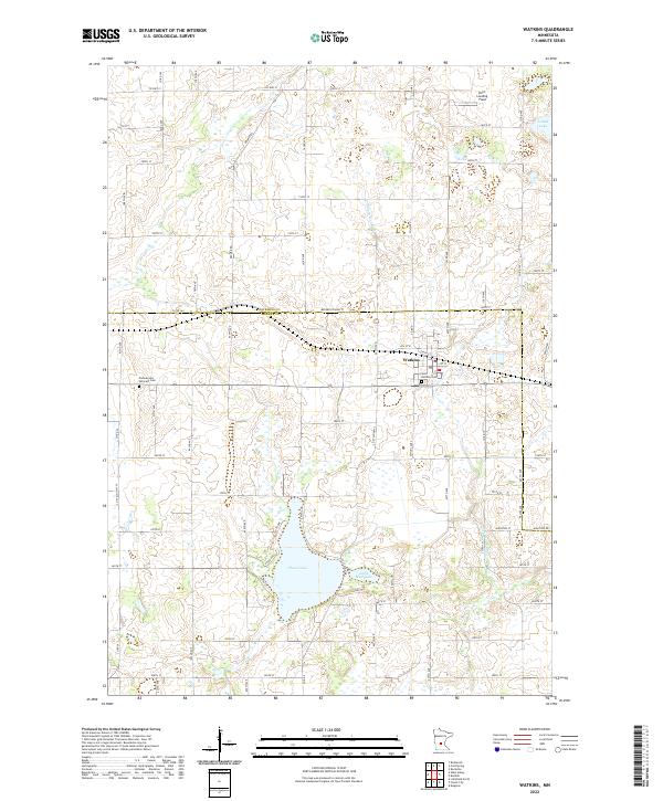 USGS Topographic Map – Watkins