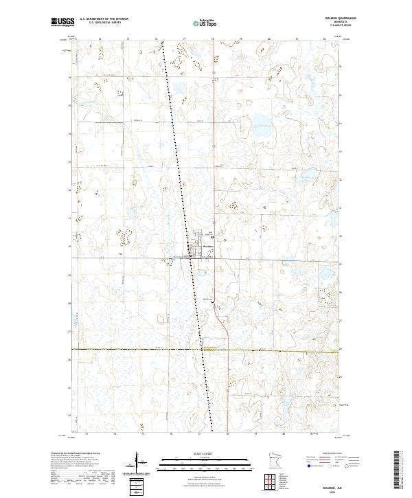 USGS Topographic Map – Waubun