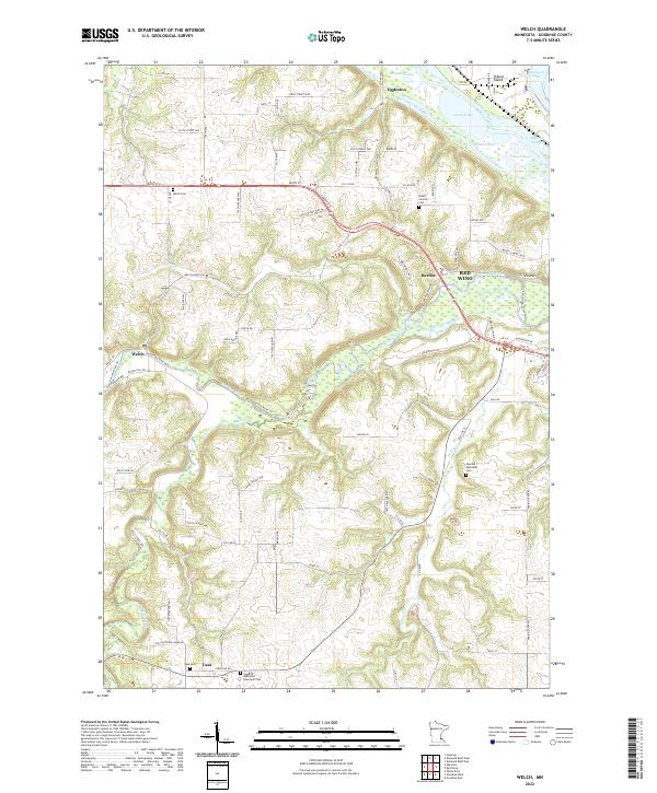 USGS Topographic Map – Welch