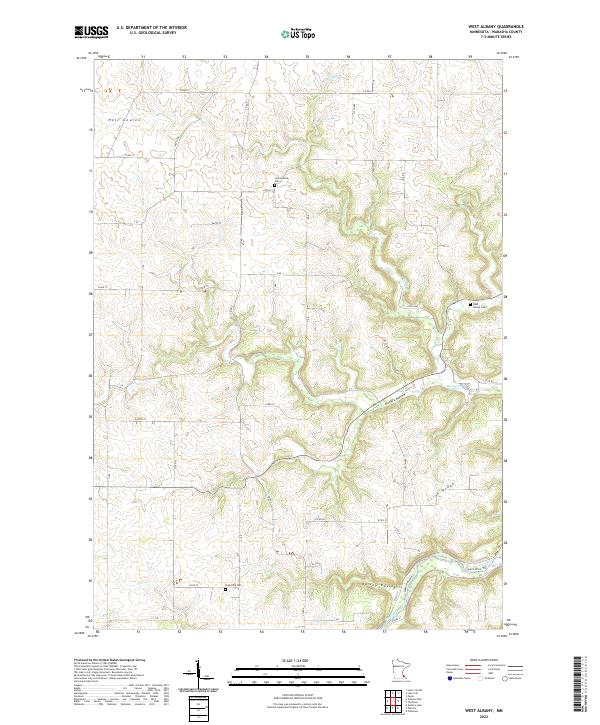 USGS Topographic Map – West Albany