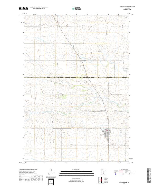 USGS Topographic Map – West Concord