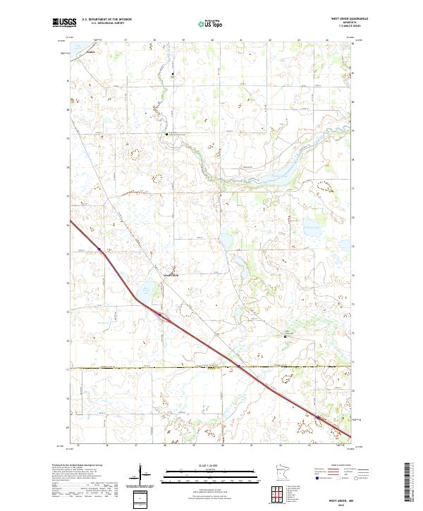 USGS Topographic Map – West Union