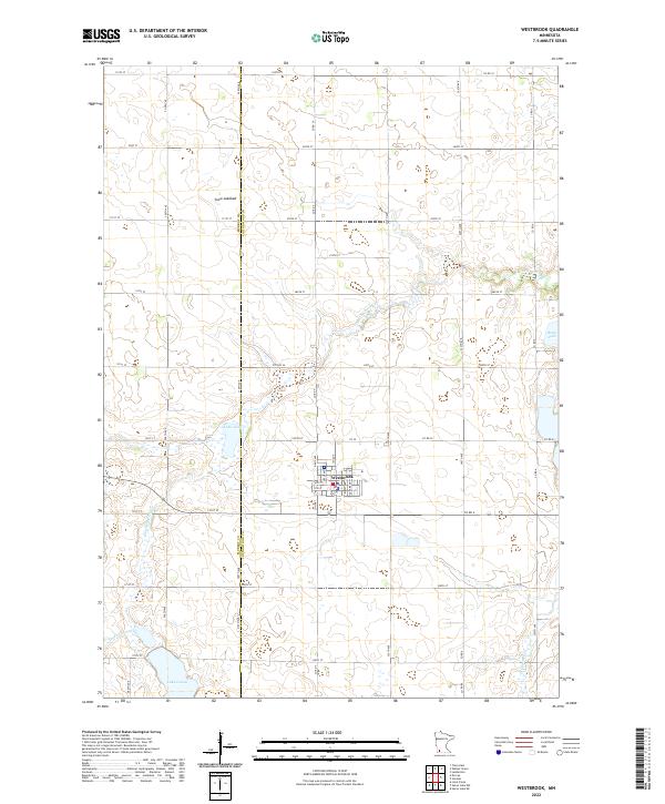 USGS Topographic Map – Westbrook