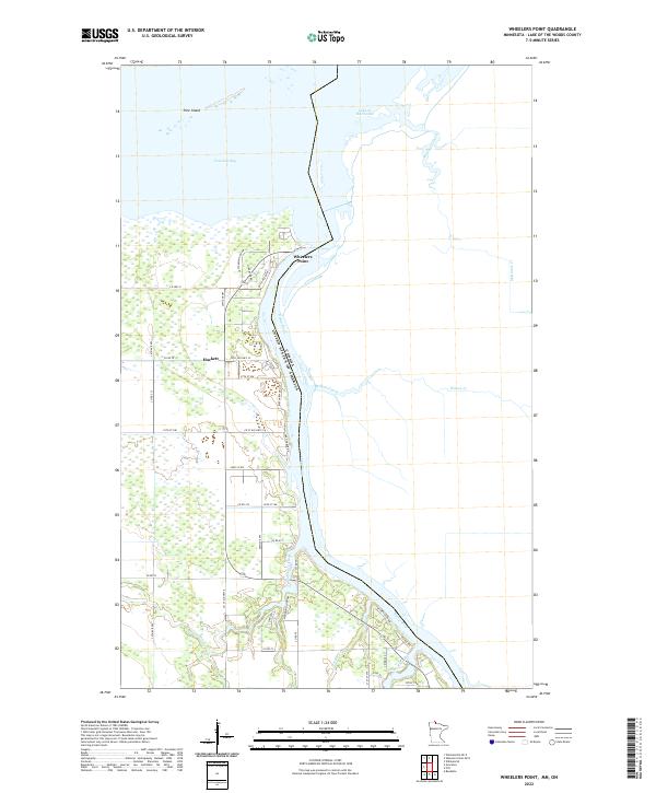 USGS Topographic Map – Wheelers Point