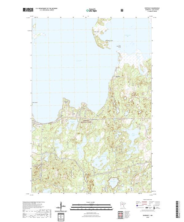 USGS Topographic Map – Whipholt
