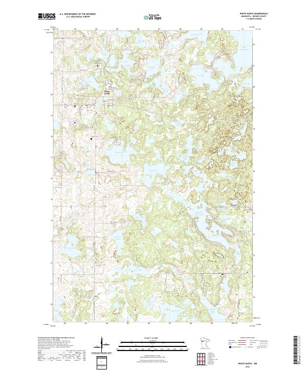 USGS Topographic Map – White Earth