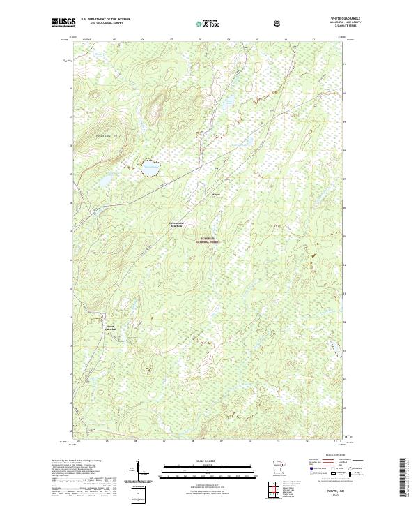 USGS Topographic Map – Whyte