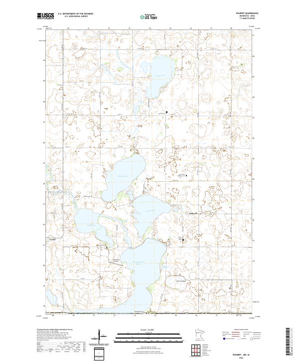 USGS Topographic Map – Wilbert