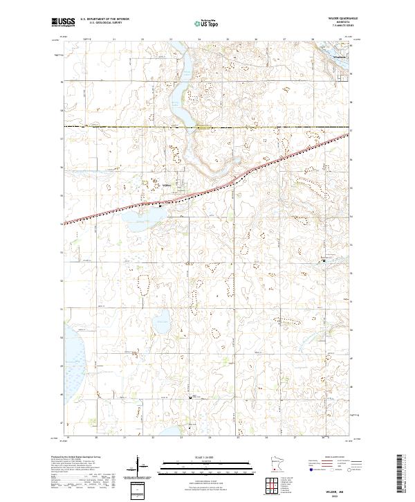 USGS Topographic Map – Wilder