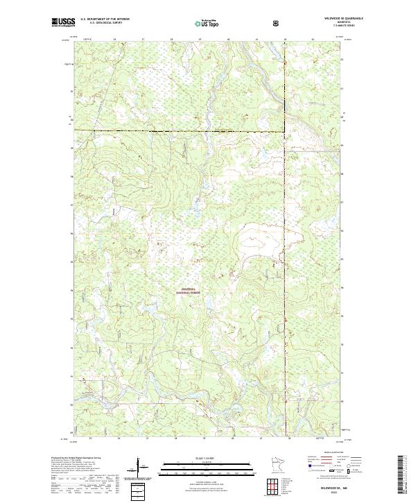USGS Topographic Map – Wildwood SE