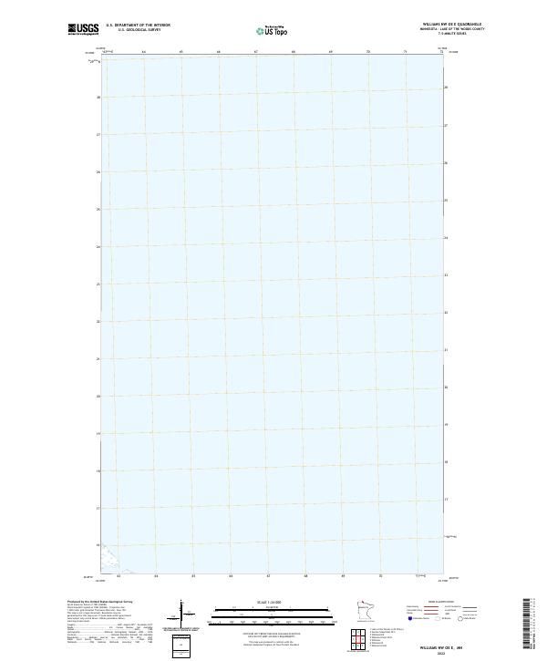 2022 Map of Williams NW OE E, 2022 Print