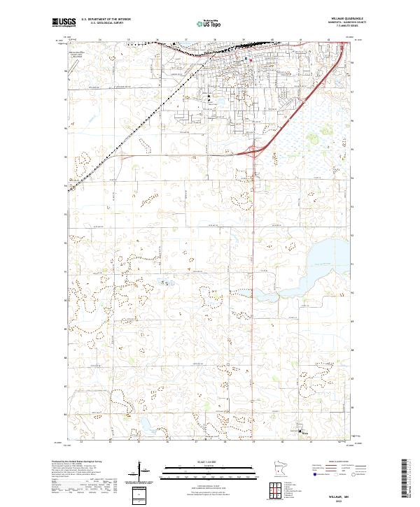 USGS Topographic Map – Willmar