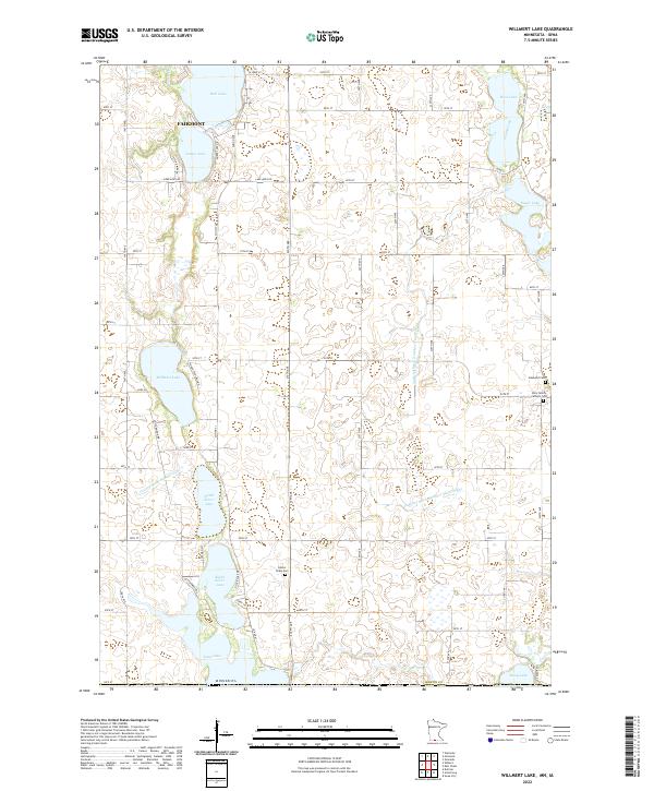 USGS Topographic Map – Willmert Lake