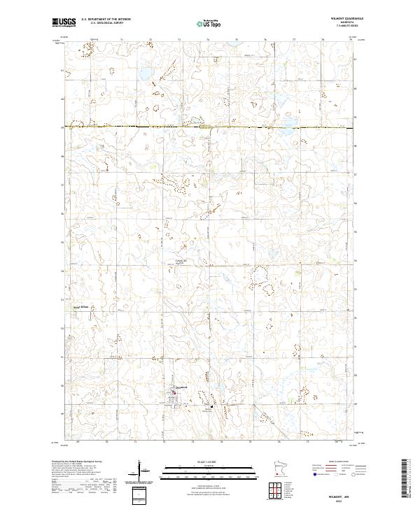 USGS Topographic Map – Wilmont
